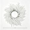 Frosted Surface Artificial Pine Needle Garland White Faux Pine Lightweight Material Faux Pine Garland Soft Texture Easy To Shape