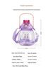 Large Cartoon Children's Straw Water Bottle - High-Capacity, Stylish Plastic Cup for Students