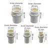 I.D 20/25/32/40/50mm PVC Pipe Straight Connectors Aquarium Fish Tank Drain Pipe Joints Inlet And Outlet Water Exchange Adapters
