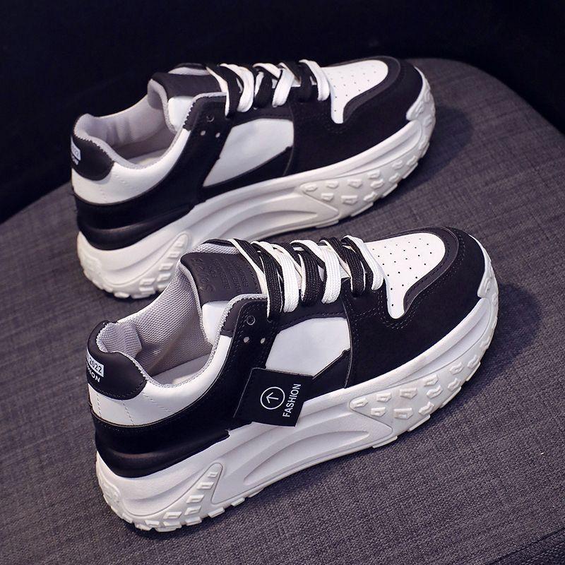 

Women s summer new thick-soled lightweight muffin-soled sports shoes casual board shoes women 35 чёрный