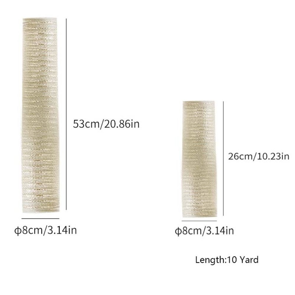 DIY Kranzband 10 Yards Geschenkverpackungsband Weihnachtsbaum Netzband Hochzeit