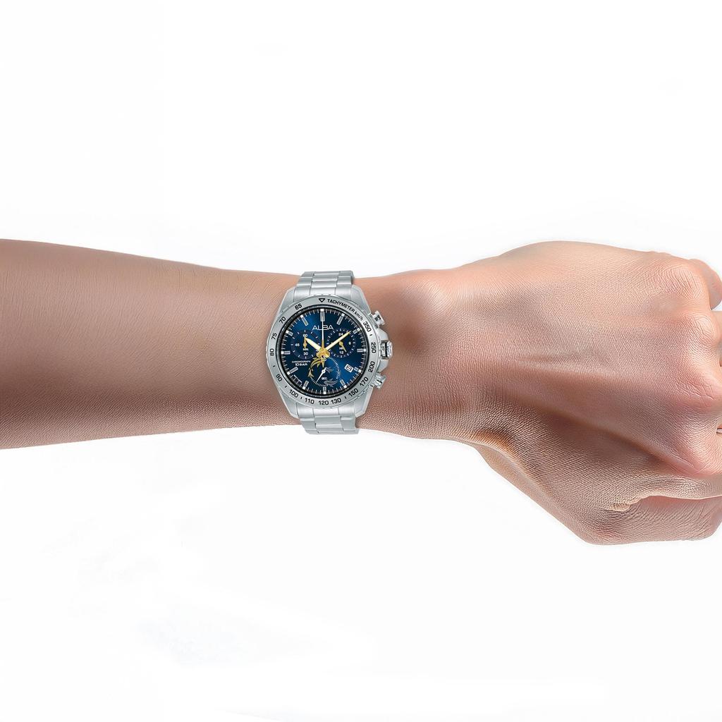 ALBA (From Seiko) SIGNA Blue Dial Chronograph Men’s Watch AX7015X1