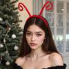 Butterfly Antenna Headband Velvet Bugs Hairband for Halloween Party Costume Cosplay Dressing Up Pretend Play Accessory