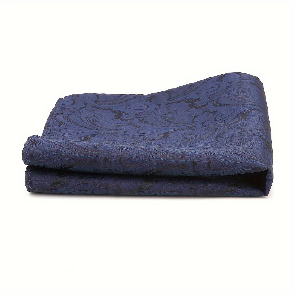 2.2Inch Square Handkerchief With Paisley Pattern, Oversized Pocket Square, Stylish Men S Casual Party And Banquet Suit Accessory