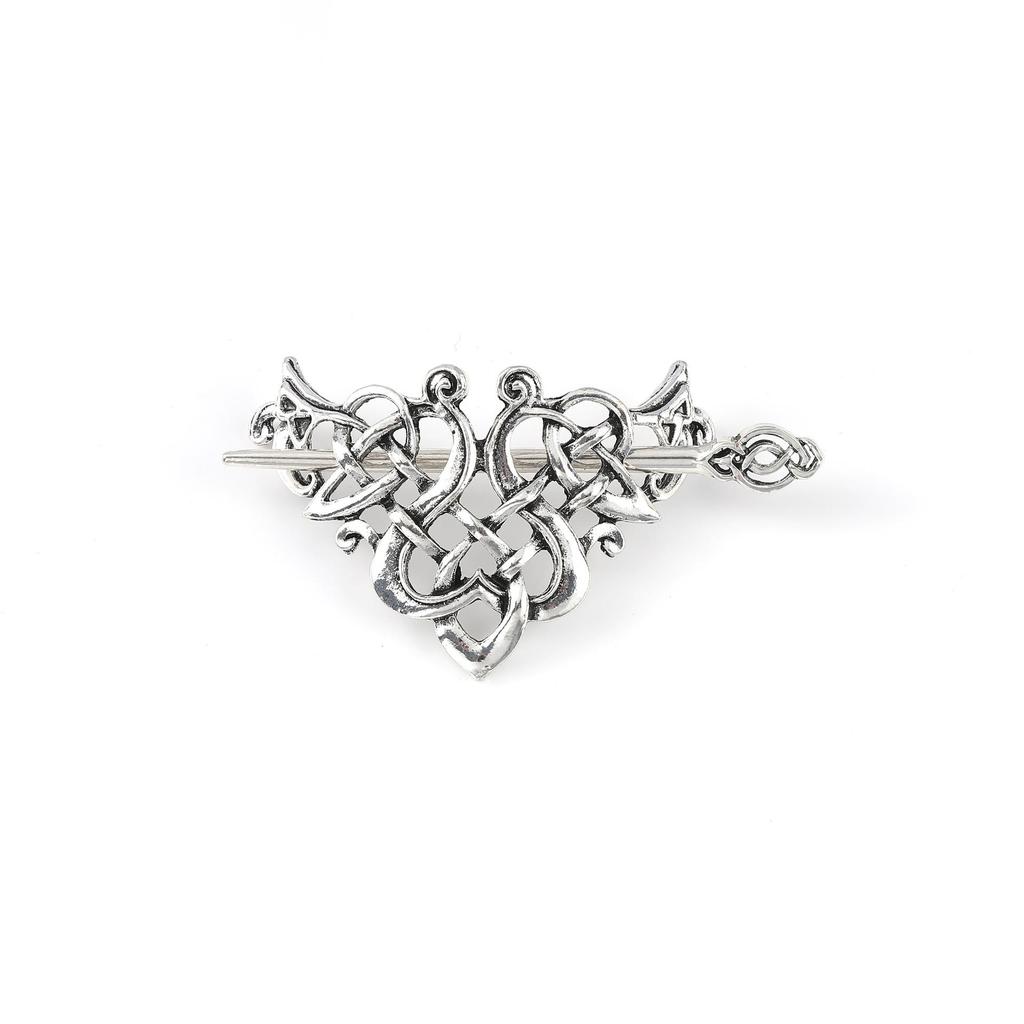Viking Heart Hairpin, Vintage Norse Mythology Style Accessories for Women