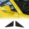 Side Window Front Triangle Cover Trim Bezels For Chevy Camaro 10-15 Carbon Fiber