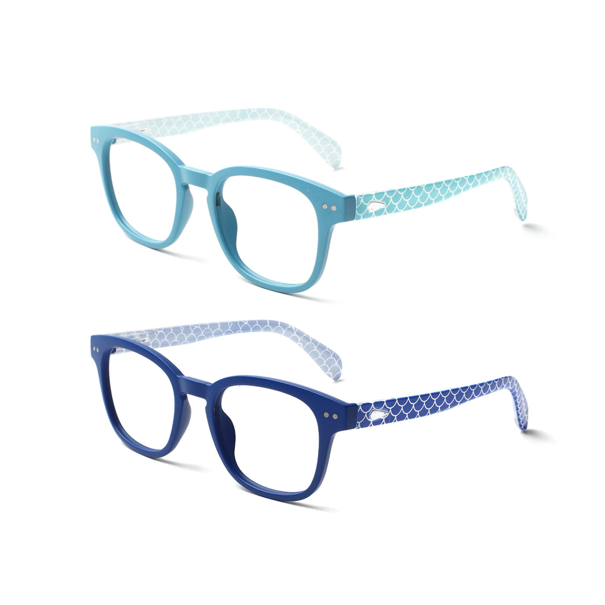 

Turezing Reading Eyeglasses Anti-Blue Lightweight Male Female Premium Quality-Made Stylish Print Spring Hinge Prescription Eyeglasses 2.25