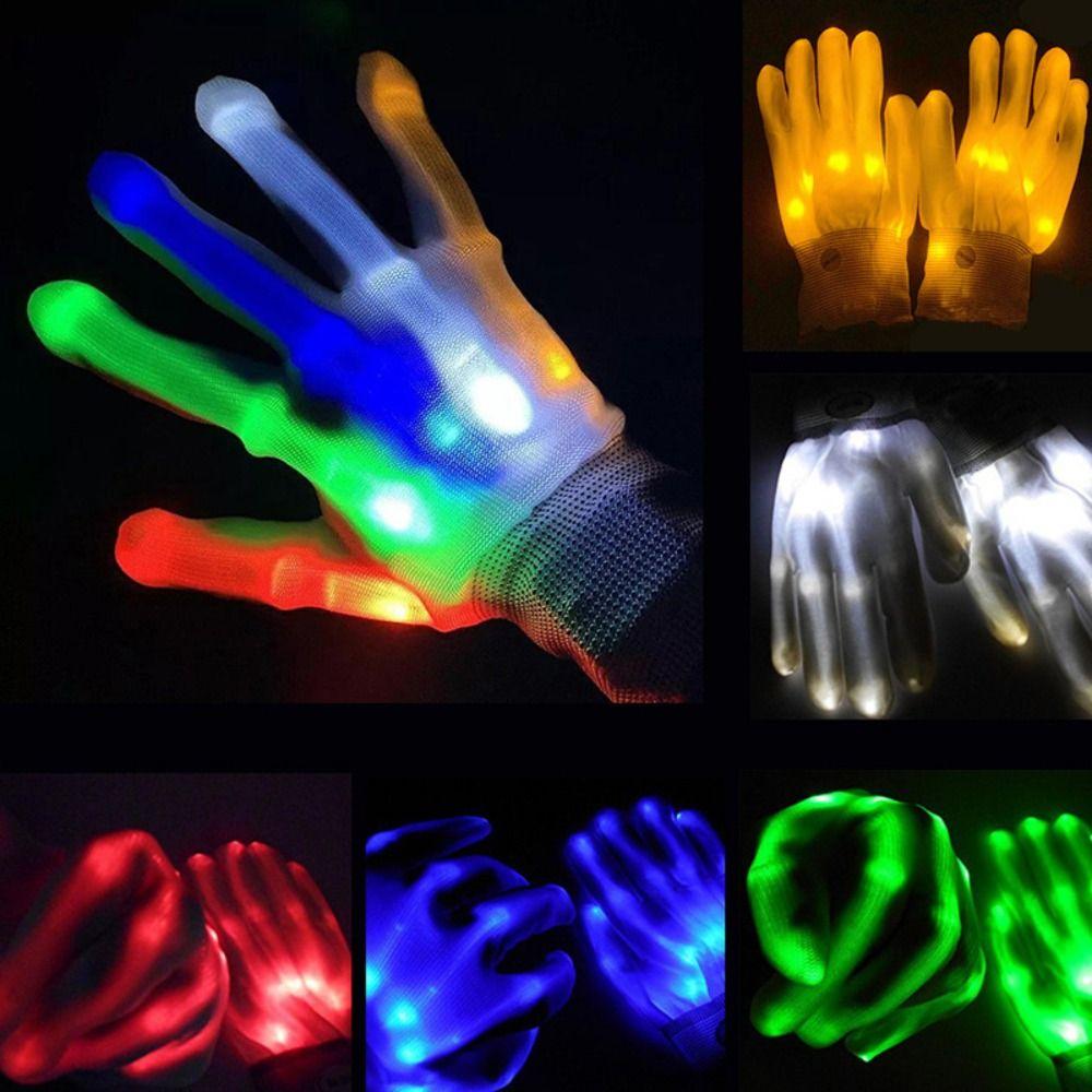 Glow Arcobaleno Light-up Gloves LED Luminous Gloves LED Gloves  Christmas Toys