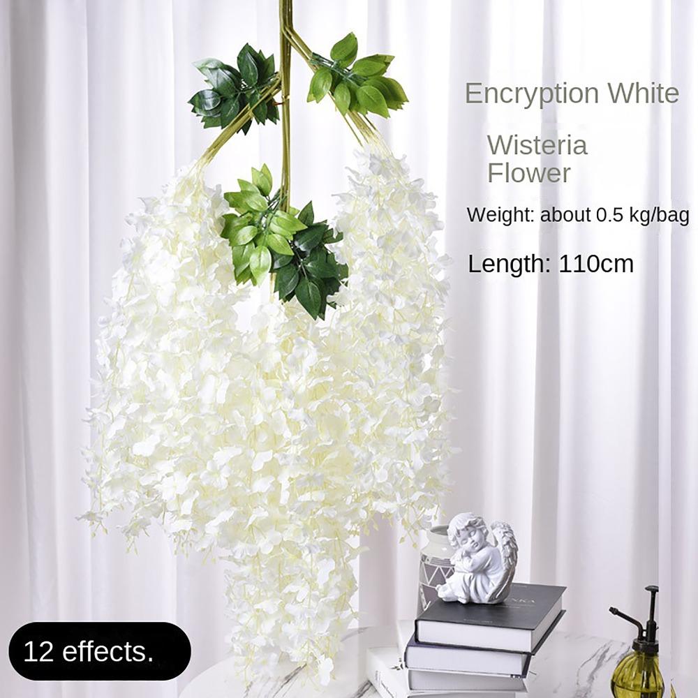 

12pcs Wedding Arch Decor Vine Wreath Home Decor Vine Ivy Garland Leaf For Home Wall Plant белый