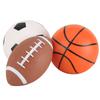 1/2/3PCS Mini Inflation Ball PVC Football Basketball Rugby Parent-kid Interaction Game Props Indoor Outdoor Sport Party Gift ZYF