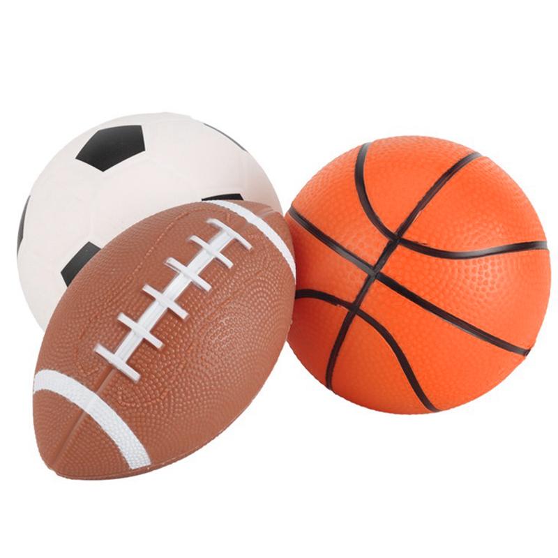 1/2/3PCS Mini Inflation Ball PVC Football Basketball Rugby Parent-kid Interaction Game Props Indoor Outdoor Sport Party Gift ZYF