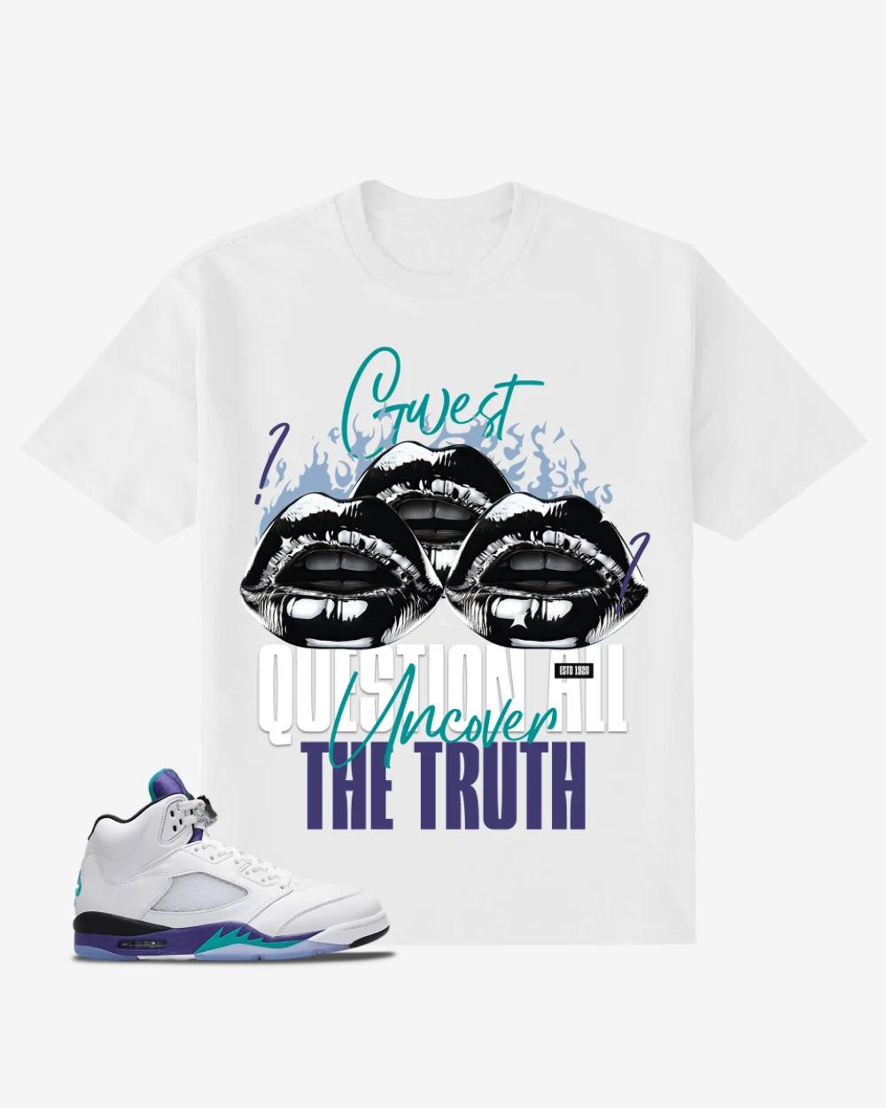 Don t Believe They Say Lips Oversized T-Shirt L