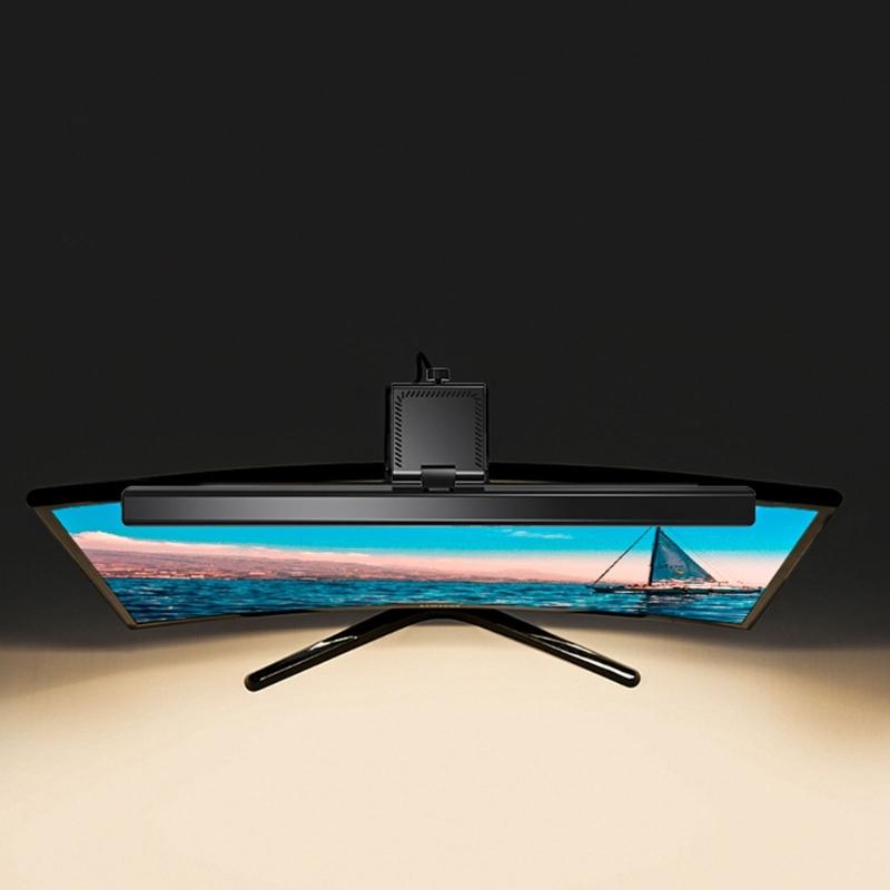 Adjustable Brightness Clip on Reading Light Plastic Texture Suitable for Desktop Screen Energy Efficient LED Task Lamp