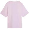 Puma Freund Locker geschnittenes Rundhals-Kurzarm-T-Shirt Damen Oberteile Hell-Lila 525434-60