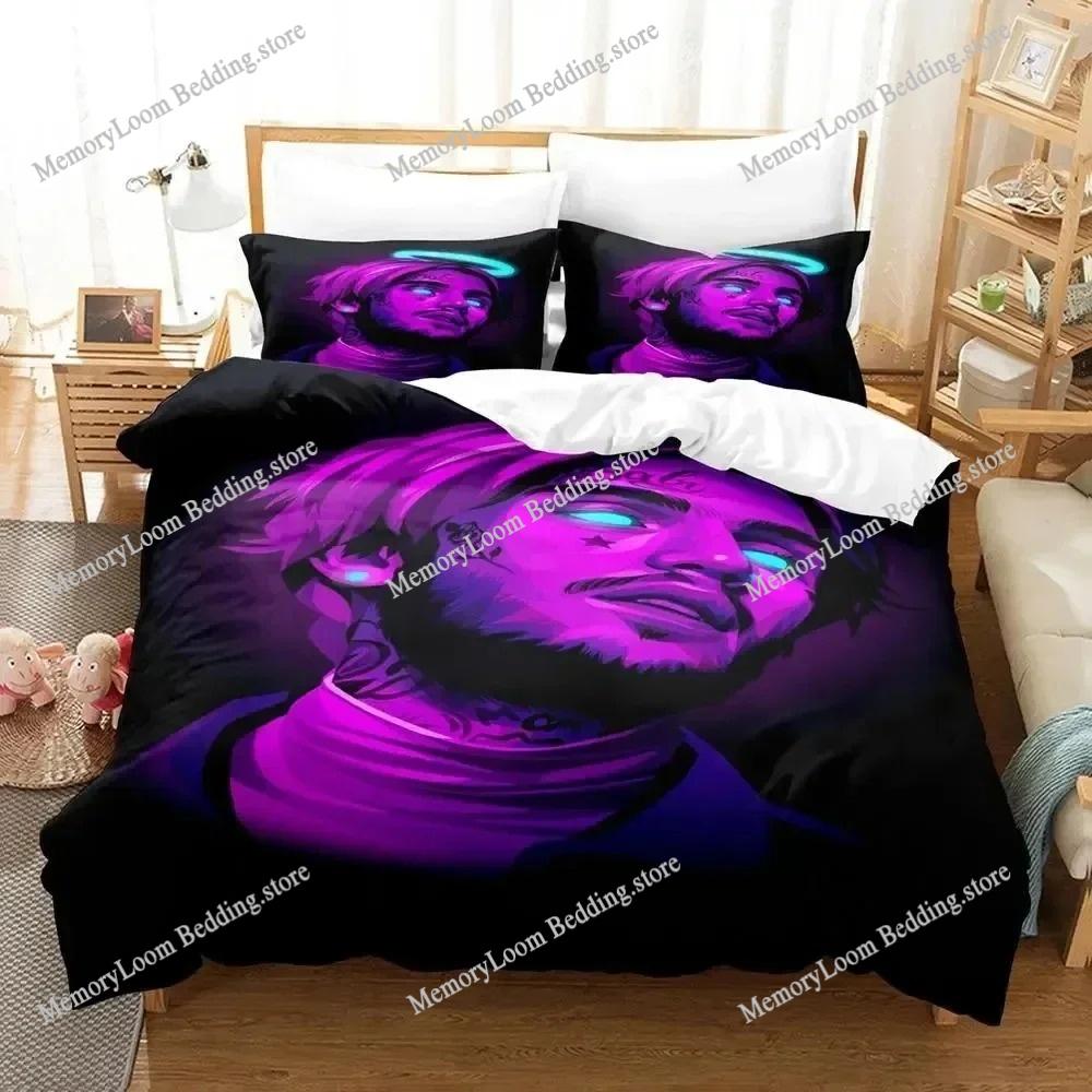Singer Style Trendy Rapper Lil Peep Bedding Set Twin/Full/Queen Size Duvet Cover Pillowcase Soft Bedroom Set Home Luxury Gift