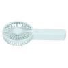 Green Parallel Wind Fan Mini USB Charging Mute Outdoor Handheld Fan with Base for Outdoor