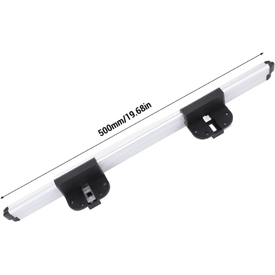 20in RV Table Mount, Aluminum Alloy Detachable Table Wall Mounted Support Rail, Table Side Support Replacement Fitting, Dinner Table Rail for Camping