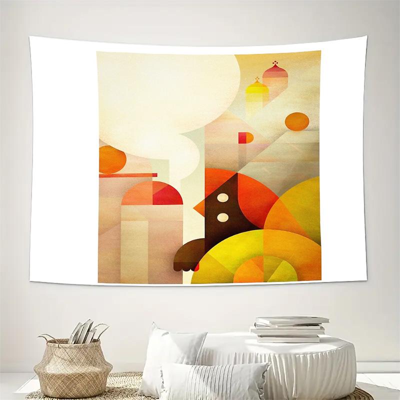 unframed Abstract Tapestry Wall Hanging Modern Art Decor Bohemian Texture Minimalist Design Aesthetic Room Decor Dorm Room Livin