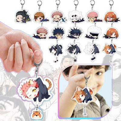 Animation Peripherie-Schlüsselanhänger Anime Fan Q Version Doppelseitiger transparenter Acrylanhänger
