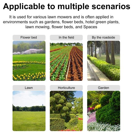 10Pcs Nylon Grass Trimmer Head Blades Replacement Parts Universal Simple Installation Lawn Mowing Cutter Accessory