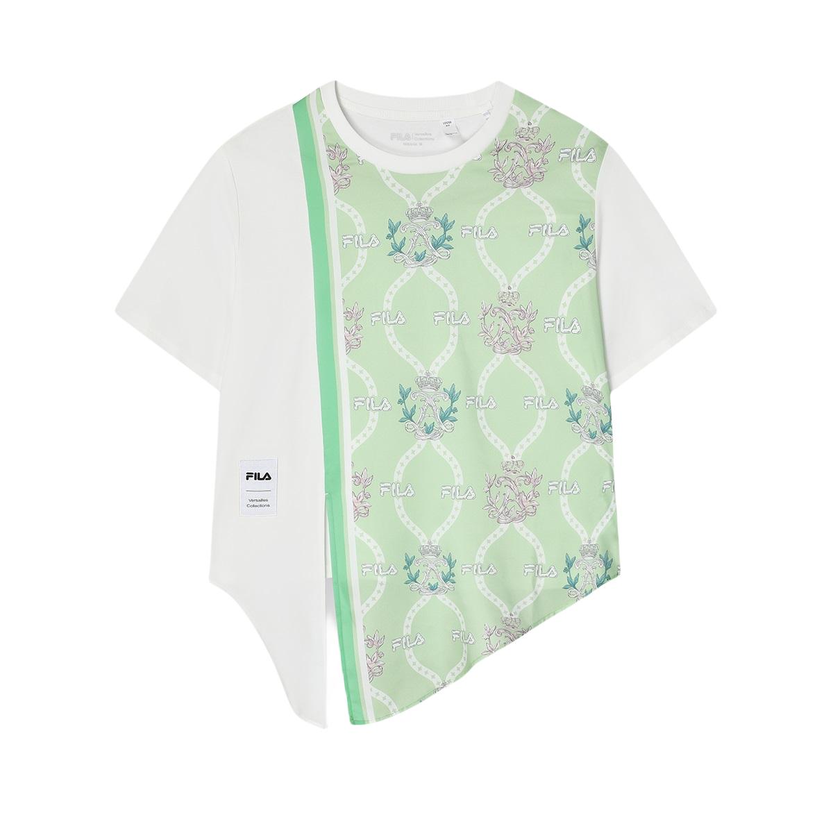 

New FILA Set in Sleeve T Shirt Women s Sun White F11W428108FWT 170/88A/L