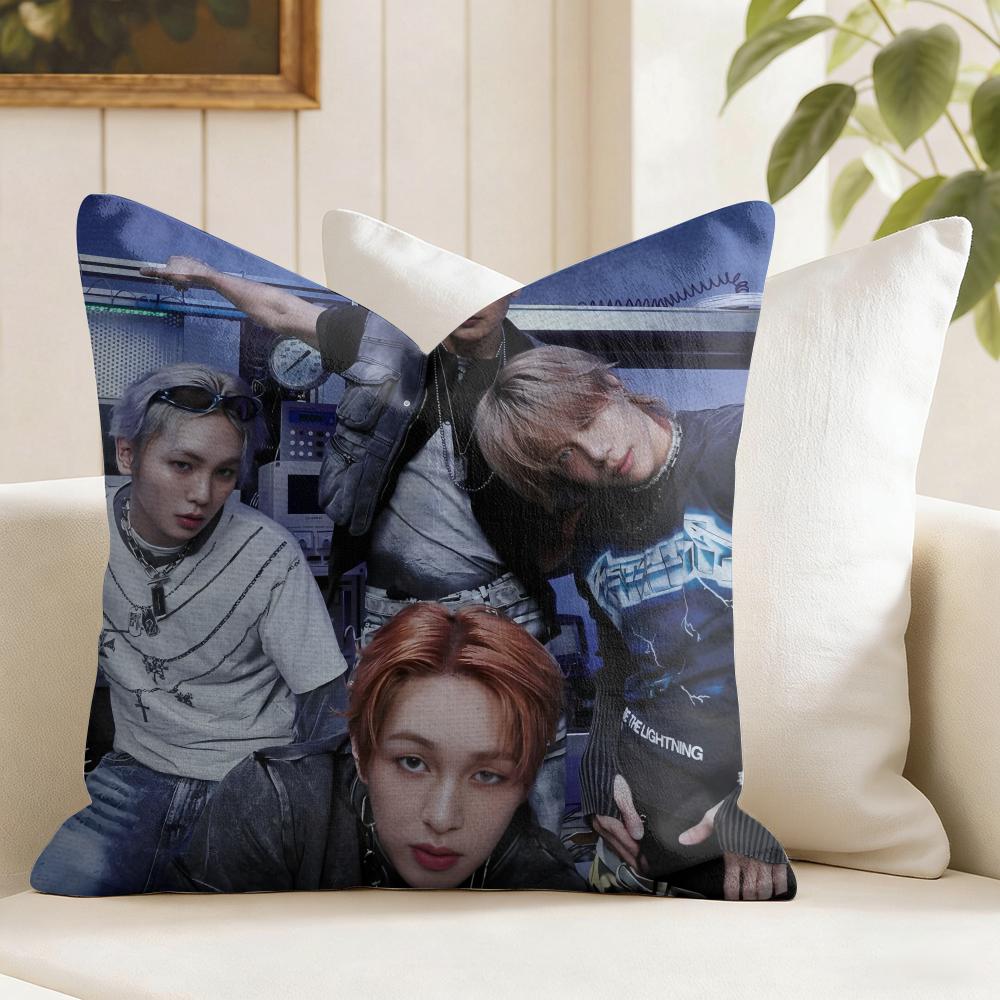 Kpop Band SShinee Cushion Cover Eco Linen Pillow Case DoubleSided Print Breathable Durable Zipper Home Decor Gift