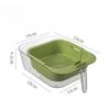 Double-layer Snack Box Fruit Tray Living Room Candy Box Drain Area Basket Home Use Fruit Tray Lazy People Eat Melon Seed Storage Tray
