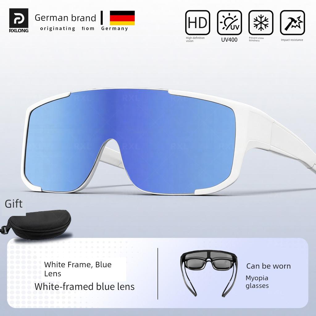 German Desert Wind and Sand Protection Goggles, Outdoor Wearable Myopia Sunglasses, Mountaineering, Hiking, Climbing Sunglasses, Snowfield Sunglasses
