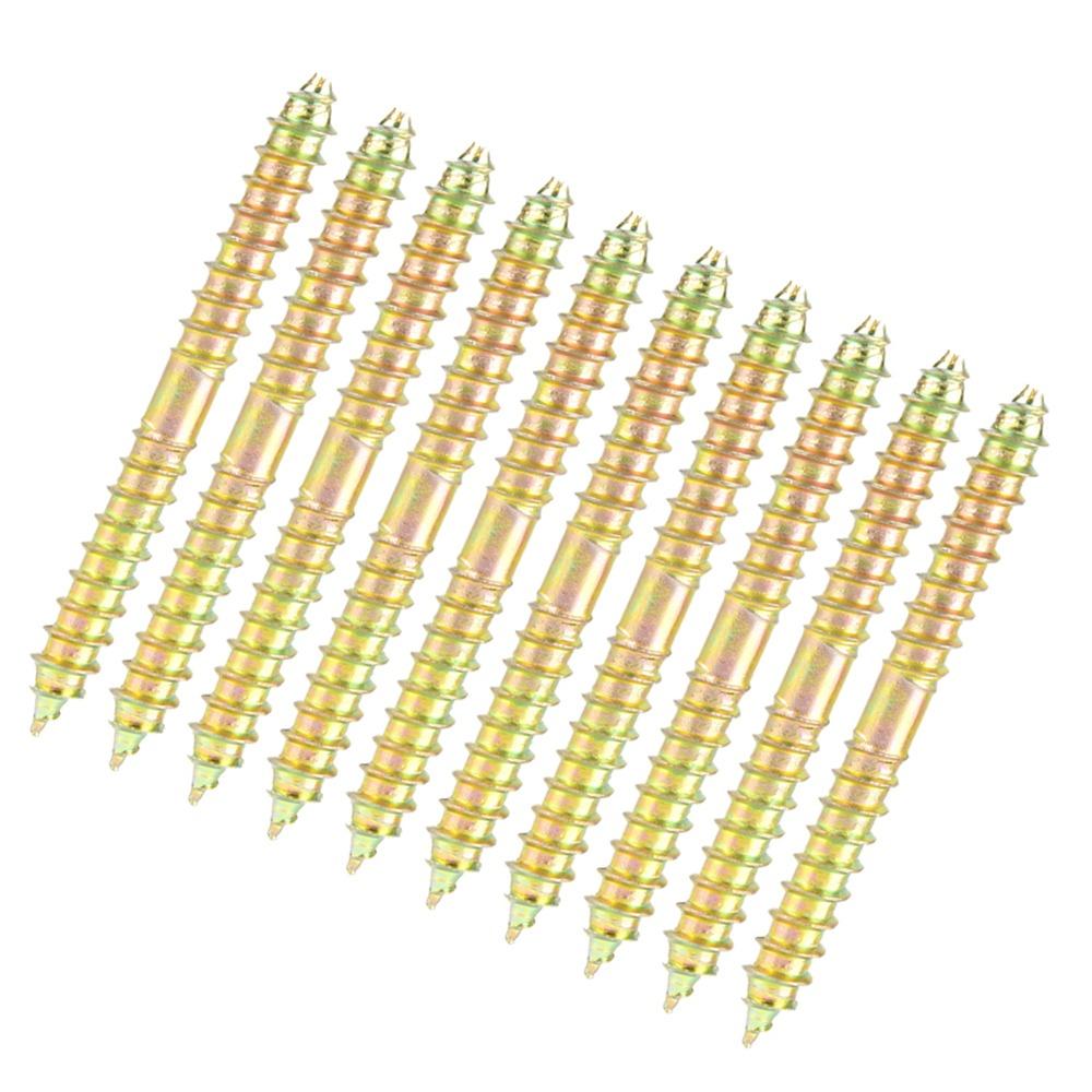 6x60mm Double Ended Screws Double Sided Woodworking Dowel Screws Dowel Screws  Assortment