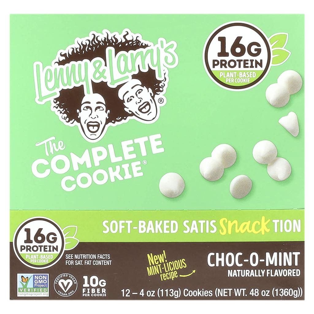 Lenny & Larry'S, The Complete Cookie®, Choc-O-Mint, 12-Count, 113G (4Oz) Each