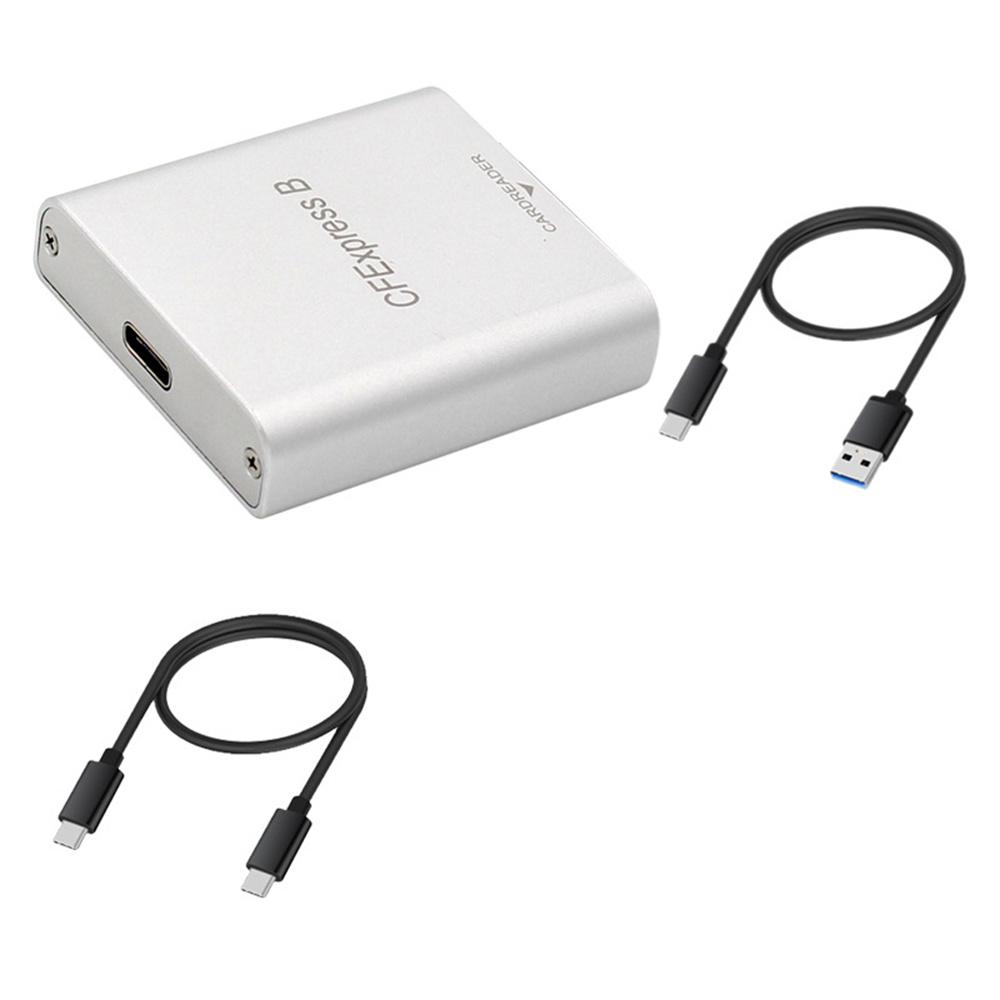 Aluminum Alloy Card Reader For CFexpress Type B Memory Card USB 3.1 Gen2 10Gbps