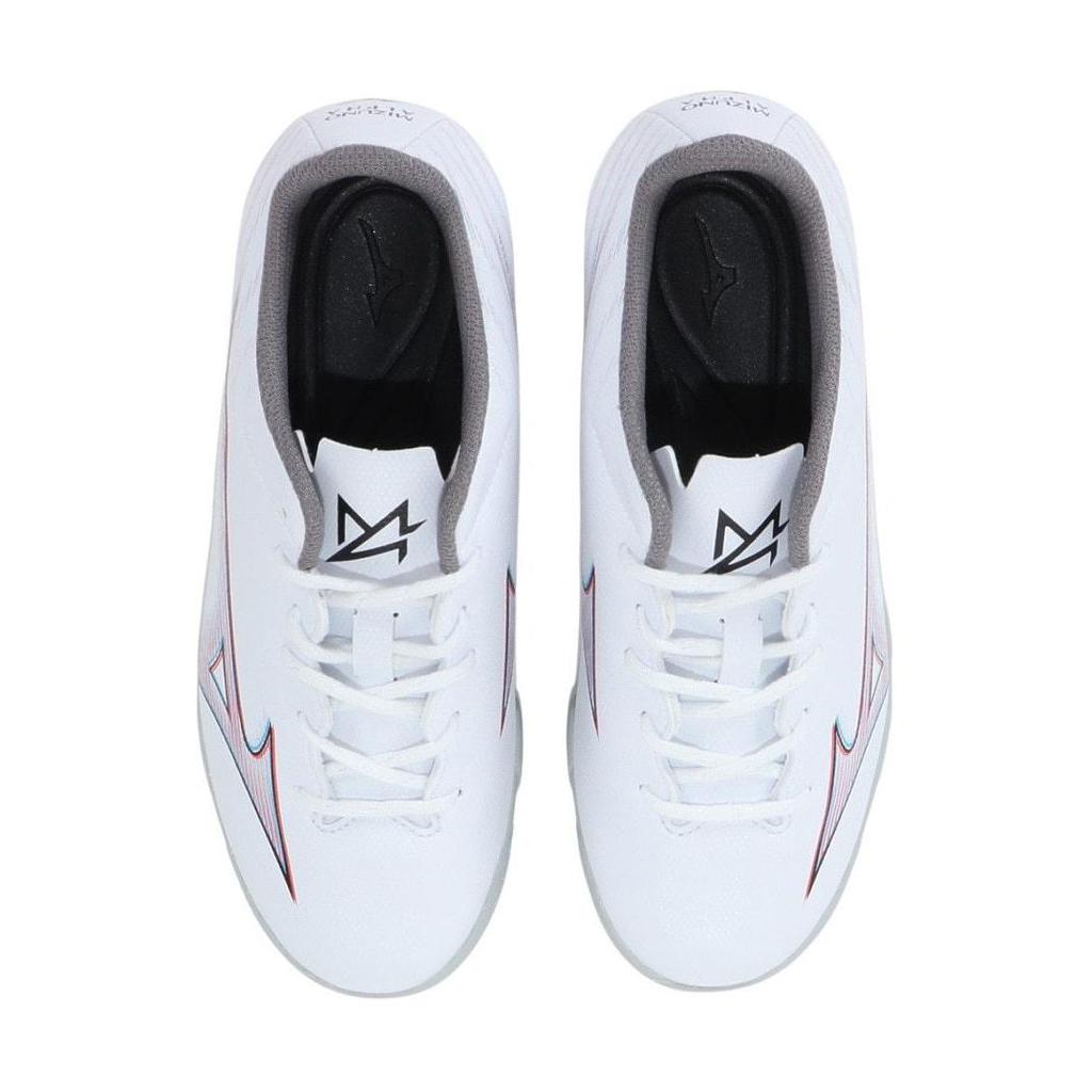 Mizuno Alpha Artificial Turf Non-Slip Low-Top Kids Soccer Shoes Kids Soccer Shoes White P1GE236509