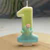 Creative Design Cactus Digital Candle Birthday Candle Party Festive Cake Decoration Atmosphere Props