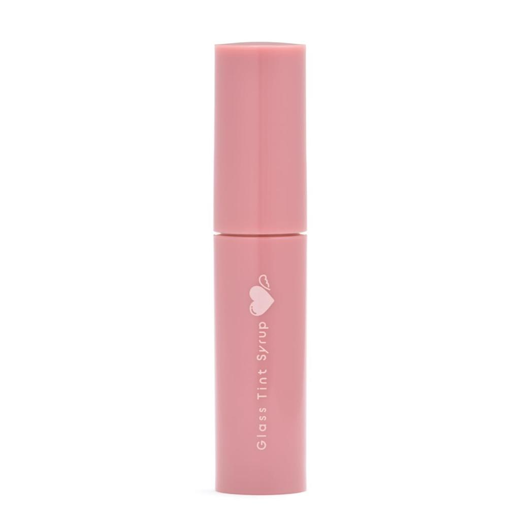 Canmake Glass Tint Syrup 02 Iconic Rose Lip Glossy Mucous Pink 3.1g Tint, Pink,