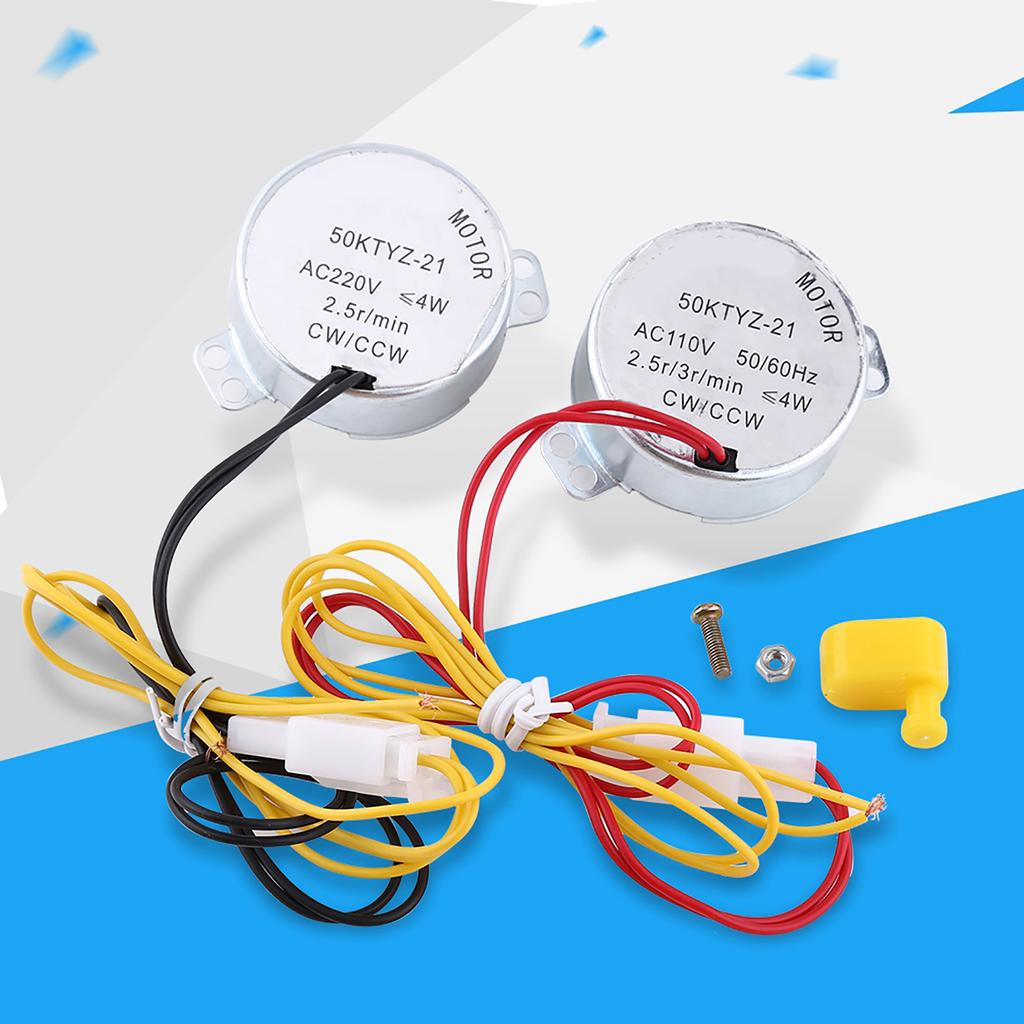 2 Tip 110/220V AC Tavuk Yumurta Çevirme Rotator Kuluçka Motoru Bağlantılı