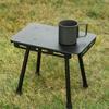 Portable Stool or Tactical Side Table - Portable Mini Folding Table & Camp Stool Combo  with Carry Bag for Outdoor Use, Fishing