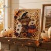 Handmade Holiday Gift Ideas Halloween Faux Pearl Art DIY Kit, Spooky Cute 3D Beads Painting Crafts, Creative Home Decor Projects Gothic Ghost Pumpkin
