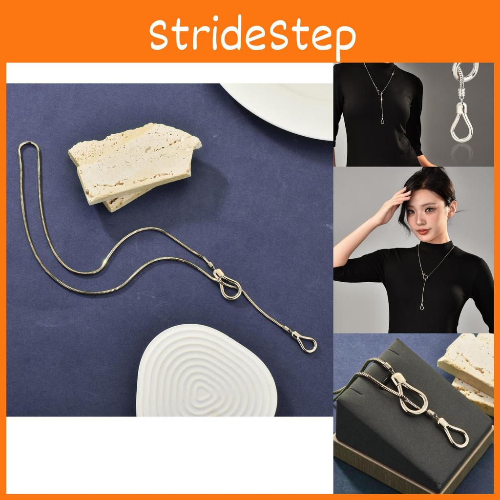 Trendy Jewelry Geometric For Women With Long Snake Chain Crafted From Highquality Titanium Steel Perfect For Seasonal Outfits
