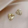 Earrings 2025: Trendy Round Face-Slimming Minimalist Studs - Versatile Korean Style for Influencers
