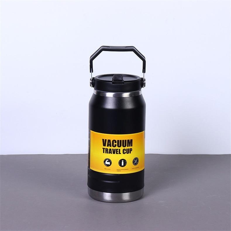 American 304 stainless steel large ice bucket outdoor mountain climbing and cycling sports water bottle straw cup