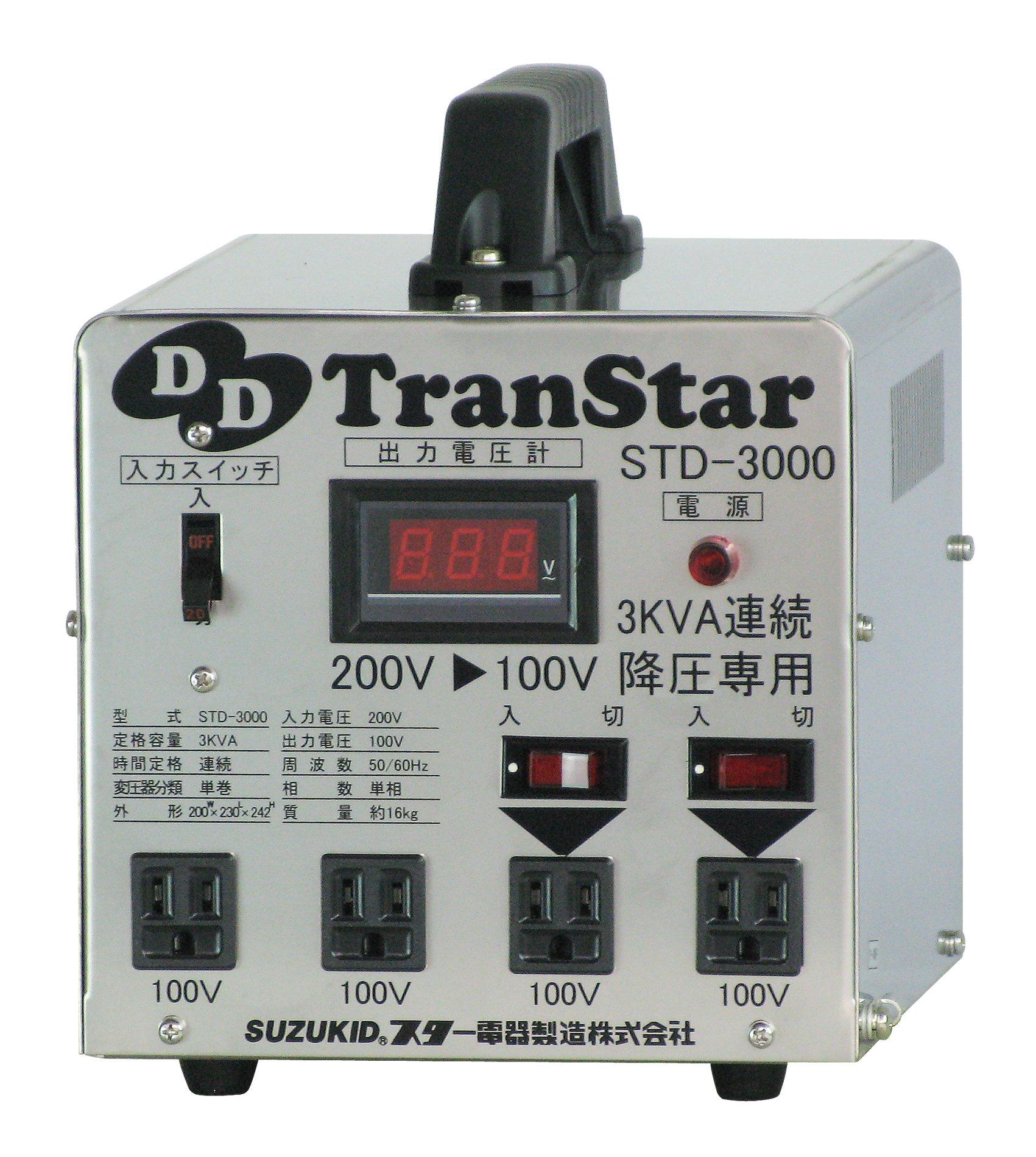 

SUZUKID Portable Transformer DD Transtor Step Down Only STD-3000 білий