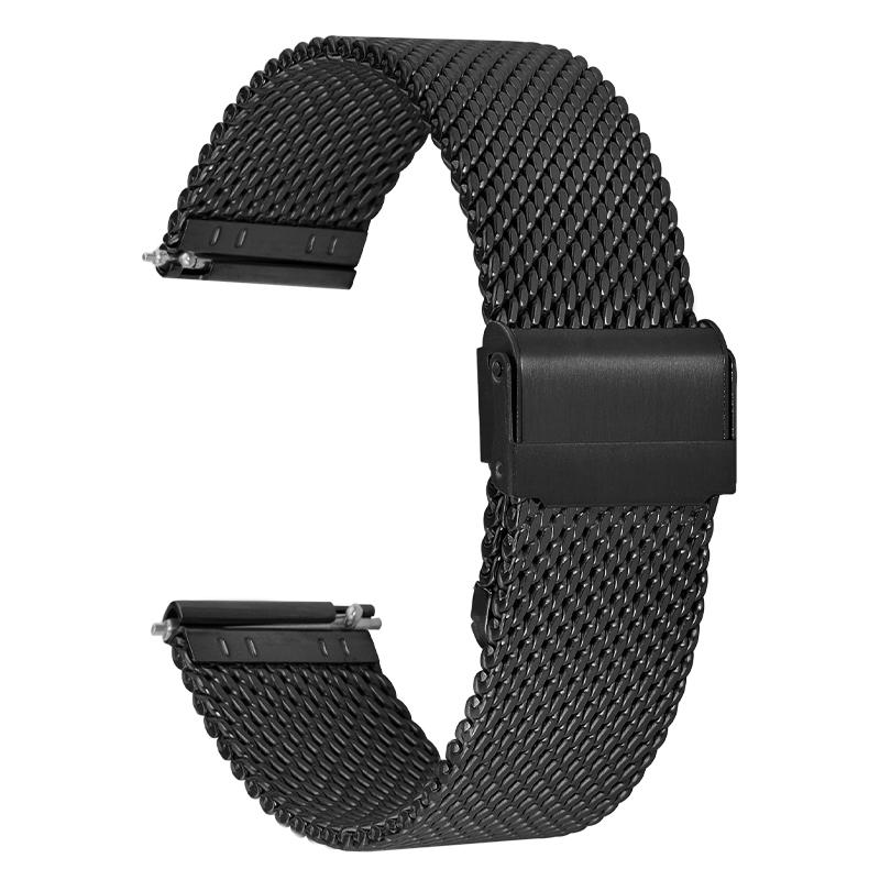 Schnellwechsel Milanese 1.0 Mesh Armband Universelles Armband 3 mm Dicke für Seiko 18 mm 20 mm 22 mm 24 mm Edelstahl-Uhrenarmband