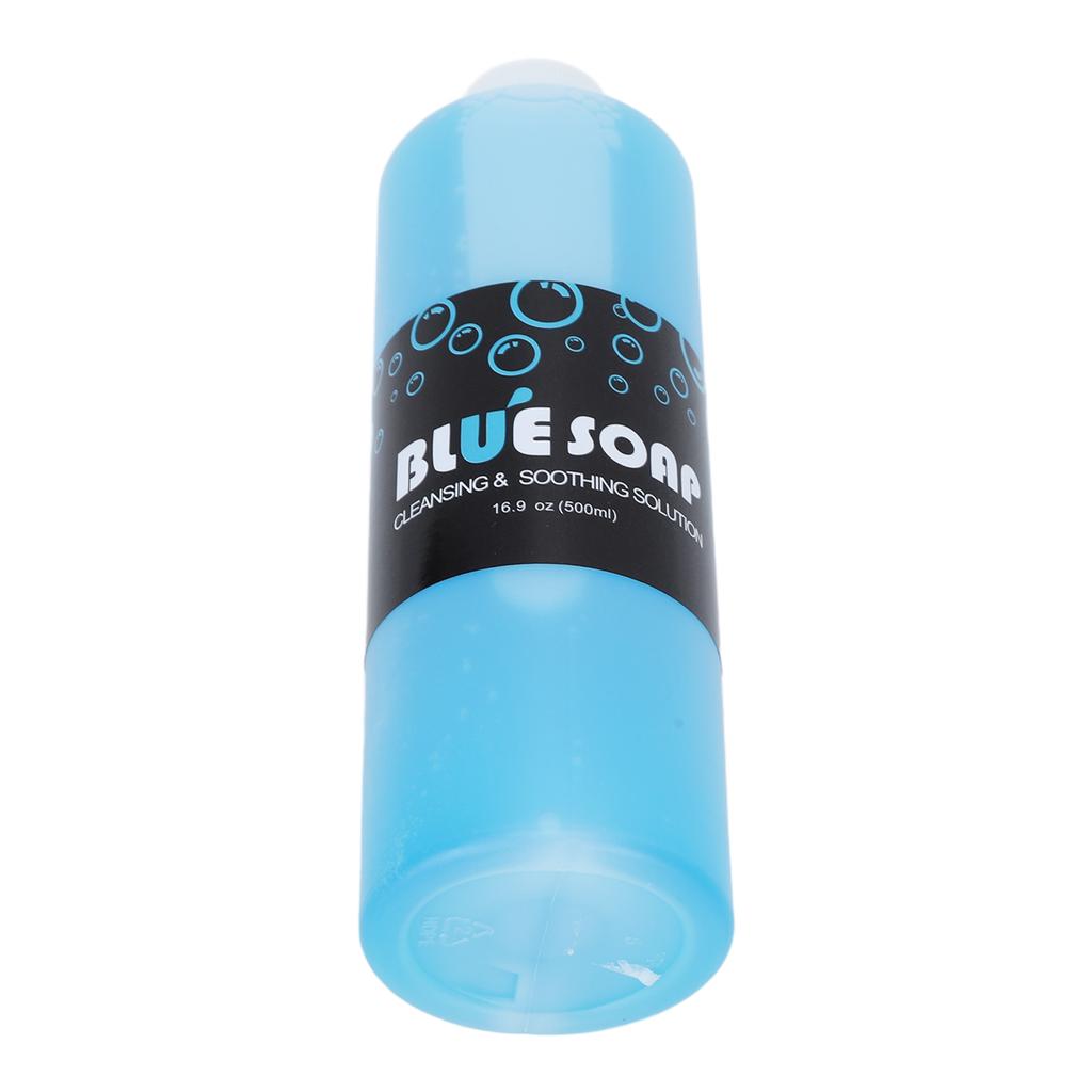 Blue Soap Tattoo Cleaning Solution 500ml Gentle Refreshing Soothing Cleansing Tattoo Wash