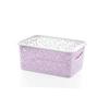 Hollow Desktop Underwear Storage Box with Lid - Plastic Drawer Organizer for Bras & Underwear