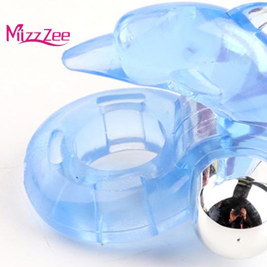 Mizz Zee Cock Universal Vibrating Ring Wireless Flirt Lock Delay Ejaculation Ring