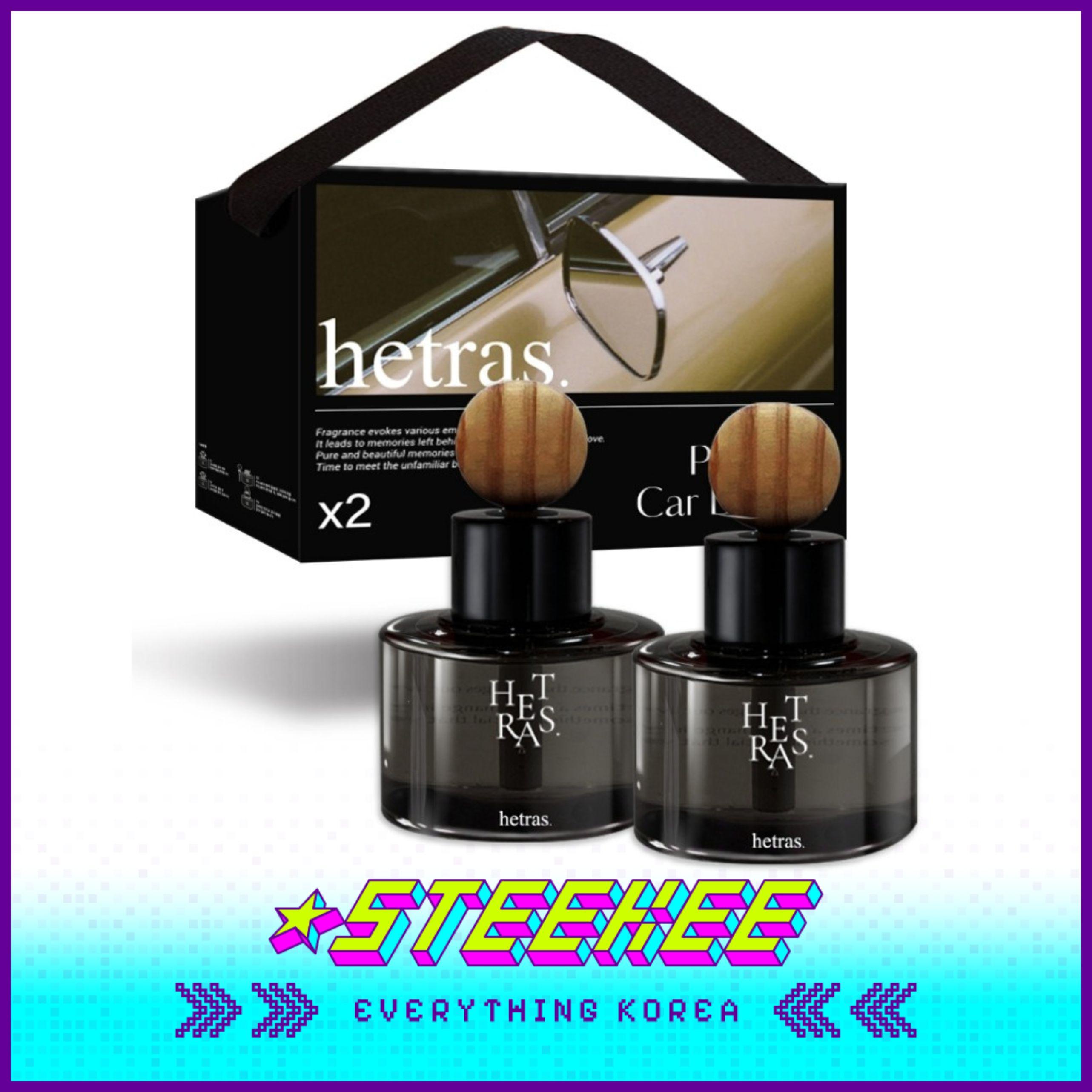 Hetras Premium Autodiffuser Parfum Cadeauset van 2 154ml door Steekee Korea 2468 white