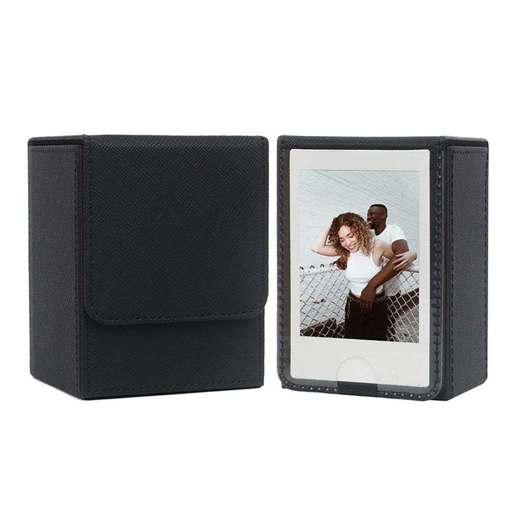 Bookshelf Albums Small Photo Storage Case for 3Inch Photos Films Cards Picture Display Holder Photocard Protective Box