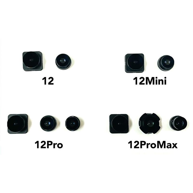 Front/Back Camera Blue Light Bead Lens For iPhone 12 13 14 11 Pro X XS Max XR 7 8 Plus Mobile Phone Replacement Repair Parts