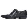 CELINE 19Stainless Steel Jacno Full Brogue Inner Wing Leather shoes 37 blackUsed