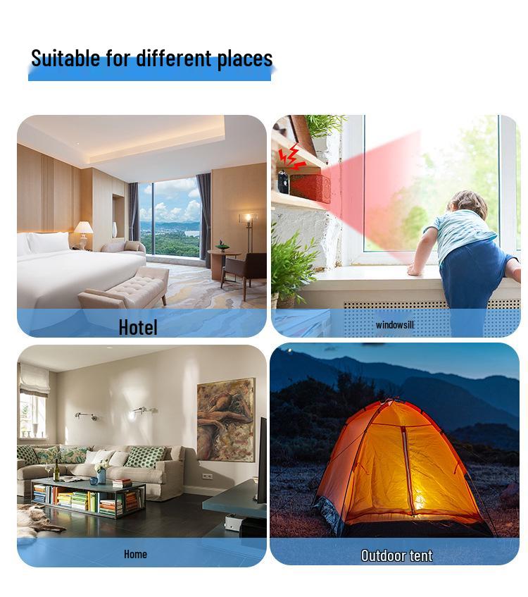 Human Body Sensing Infrared Alarm: Home Anti-theft Doorbell and Indoor Travel Security Device